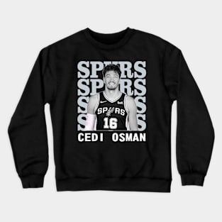 San Antonio Spurs Cedi Osman 16 Crewneck Sweatshirt